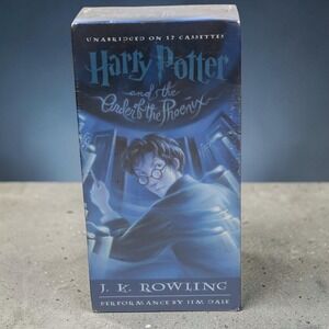 VTG Harry Potter Order of the Phoenix 17 Cassette Audiobook Jim Dale Sealed NEW